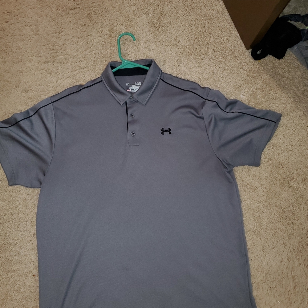 Mens UA Heat Gear polo